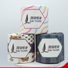 Environmentally friendly recycled toilet paper packaged in tissue paper