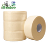 Natural color bamboo pulp Jumbo toilet paper roll