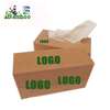 Boxed natural color bamboo pulp facial tissue