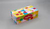 Boxed recycled pulp facial tissue