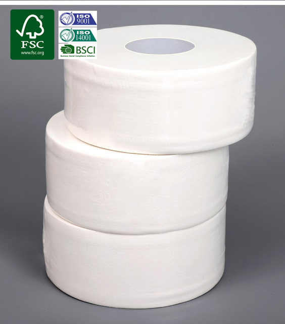 Mixed pulp Jumbo toilet paper roll