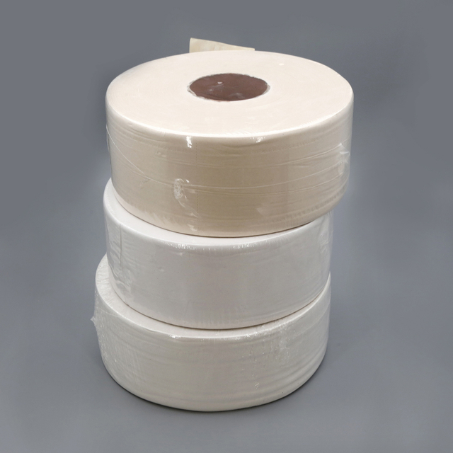 Natural bamboo pulp Jumbo toilet paper roll