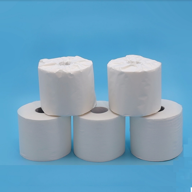 Environmentally friendly plastic-free mixed pulp recycled toilet paper