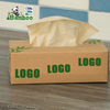 Boxed natural color bamboo pulp facial tissue